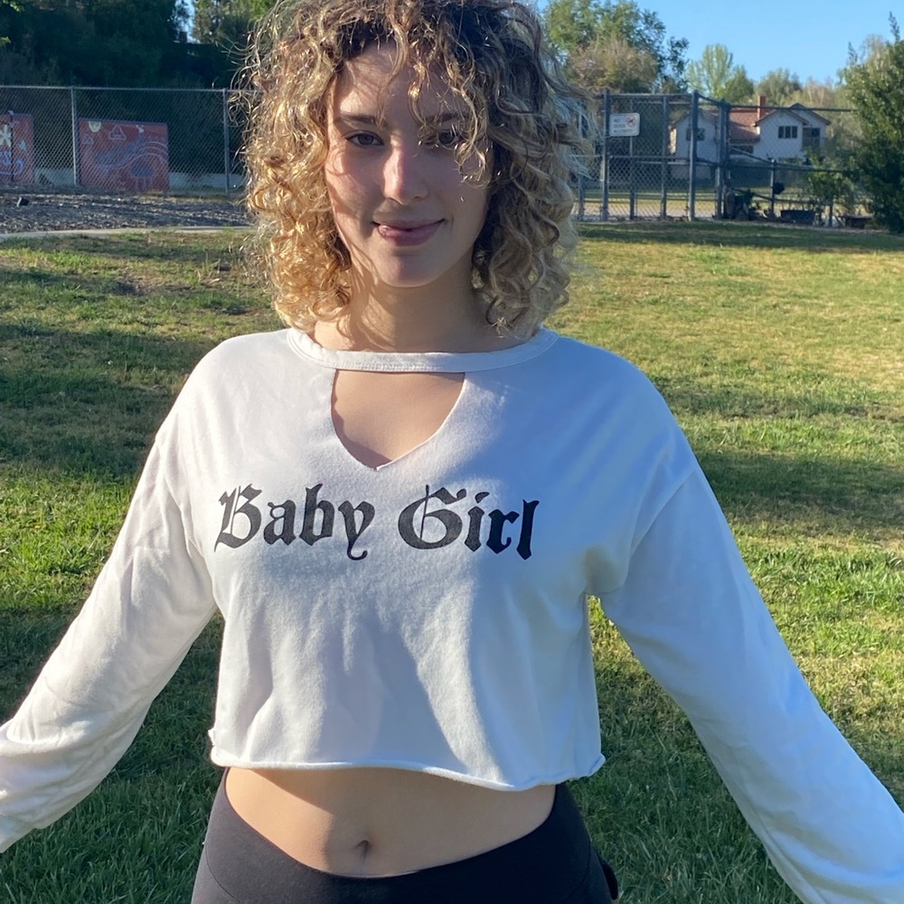 Fashionnova Long Sleeve Crop Top